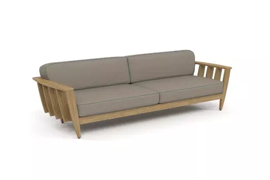 Диван reef (yachtline) коричневый 251x90 см.