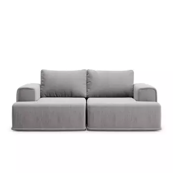 Диван ruffo нераскладной (kult) серый 220x86x104 см.