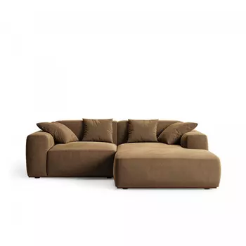 Диван saga (the idea) коричневый 230x72x177 см.