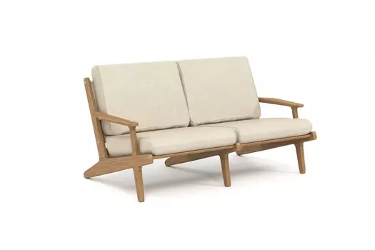 Диван seagull (yachtline) бежевый 155x80x93 см.