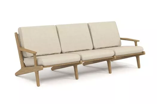Диван seagull (yachtline) бежевый 224x80x93 см.