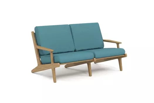 Диван seagull (yachtline) бирюзовый 155x80x93 см.