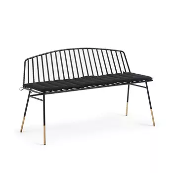 Диван siena (la forma) черный 120 см.