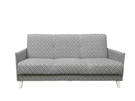 Диван сканди лабиринты готье (la neige) черный 195.0x125.0x60.0 см.