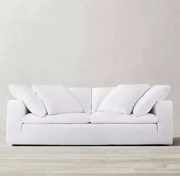 Диван soft (idealbeds) серый 240x80x102 см.