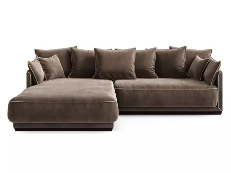 Диван soho (the idea) коричневый 278x92x195 см.