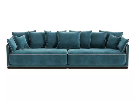 Диван soho (the idea) синий 308x92x94 см.