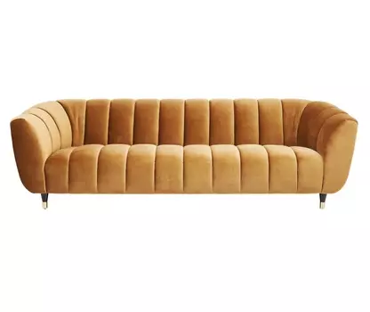 Диван spectra (kare) коричневый 245x71x96 см.