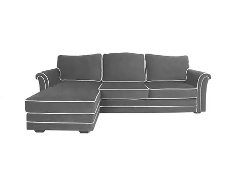Диван sydney (ogogo) серый 283x97x173 см.