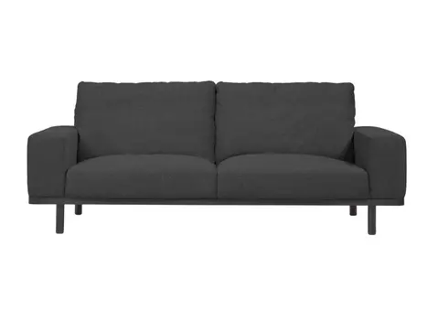 Диван трехместный noa (la forma) серый 230x94x100 см.