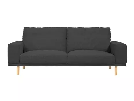 Диван трехместный noa (la forma) серый 230x94x100 см.
