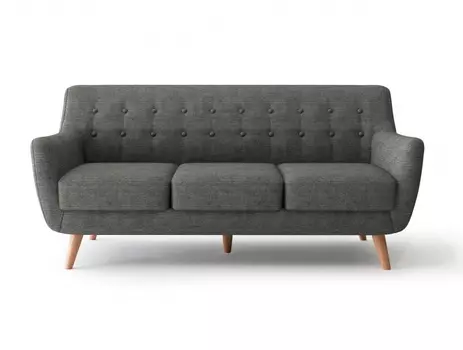 Диван трехместный picasso (bradexhome) серый 186x83x85 см.