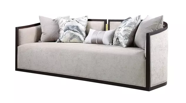 Диван трехместный премьер (ist casa) бежевый 82x78x220 см.