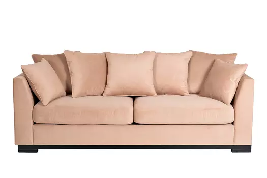 Диван трехместный раскладной roberto (garda decor) бежевый 250x90x100 см.