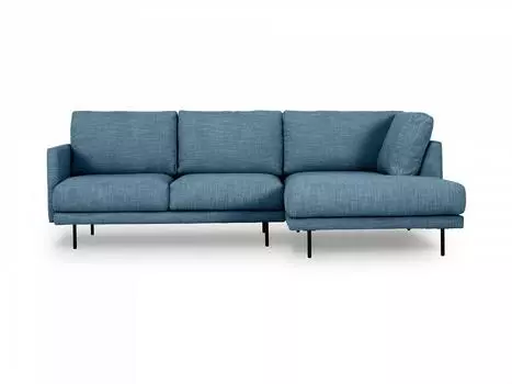 Диван угловой ricadi (ogogo) синий 250x83x162 см.