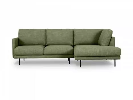 Диван угловой ricadi (ogogo) зеленый 250x83x162 см.