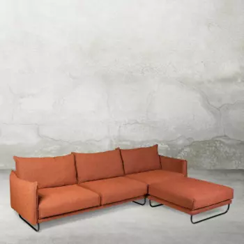 Диван угловой vicenni (desondo) оранжевый
