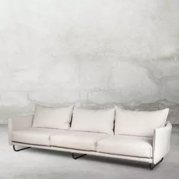 Диван vicenni 3-х местный (desondo) белый