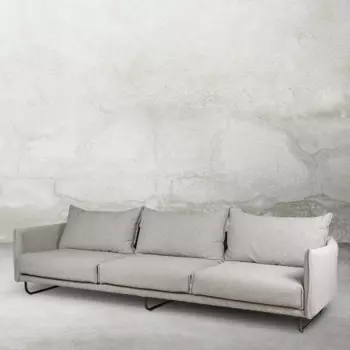 Диван vicenni 3-х местный (desondo) бежевый