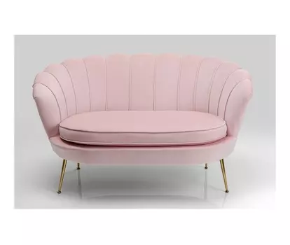 Диван water lily (kare) розовый 132x76x75 см.