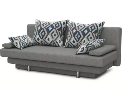 Диван «вика» (аврора) серый 200x85x95 см.