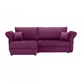 Диван wing (ogogo) фиолетовый 254x94x155 см.