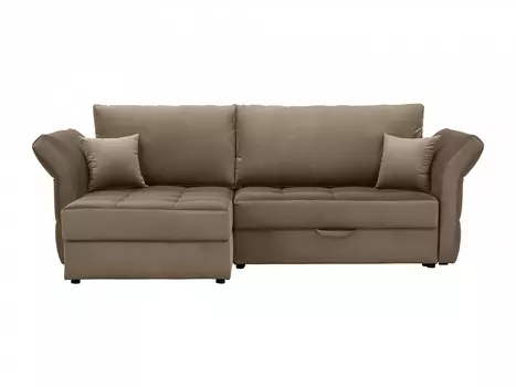 Диван wing (ogogo) коричневый 254x94x155 см.