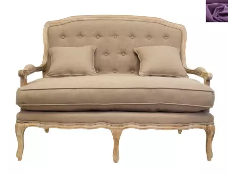 Диван yareli brown фиолетовый (mak-interior) фиолетовый 133x101x75 см.