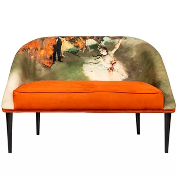 Диван «звезда балета» (object desire) оранжевый 128x86x75 см.