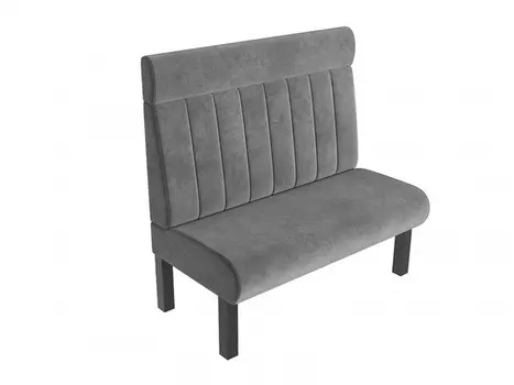 Диванная секция д13 (dubrava) серый 100x120x65 см.