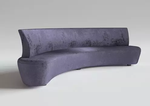 Диванная секция д16 (dubrava) серый 230x90x85 см.