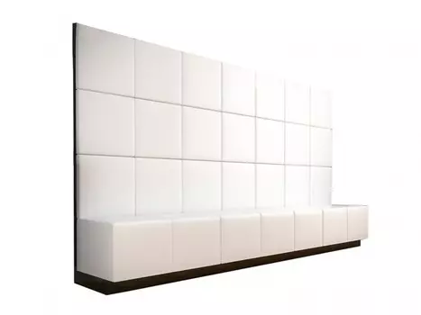 Диванная секция д18 (dubrava) белый 100x130x75 см.