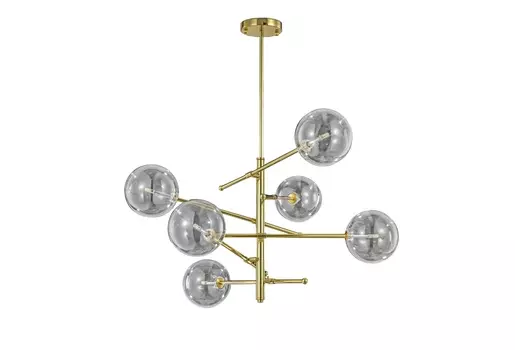 Дизайнерские люстры и светильники different 6 (mak-interior) прозрачный 80x60x80 см.