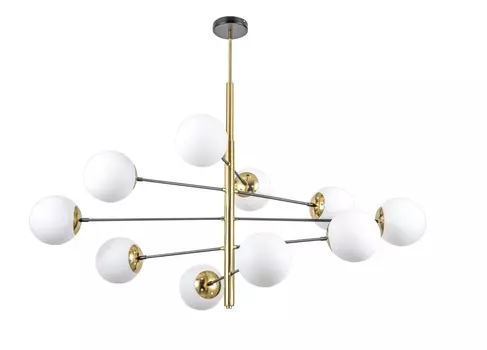 Дизайнерские люстры и светильники direct 10 gold (mak-interior) белый 120x52x63 см.