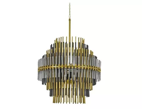 Дизайнерские люстры и светильники emile round 800 (mak-interior) золотой 80x55x50 см.