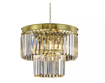 Дизайнерские люстры и светильники odeon 2 rings gold (mak-interior) золотой 32x40x32 см.