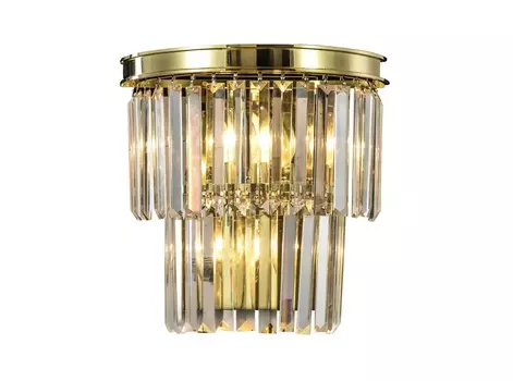 Дизайнерские люстры и светильники odeon golden wall (mak-interior) золотой 16x38x33 см.