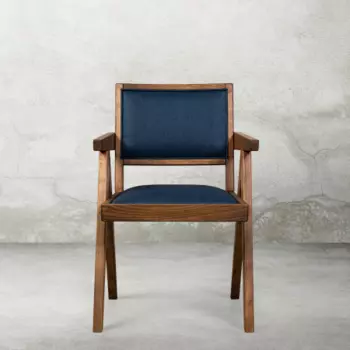 Дизайнерский стул quadro (desondo) синий