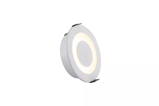 Dk2500-wh встраиваемый светильник, ip 20, 5 вт, led 3000, белый, алюминий (denkirs) белый