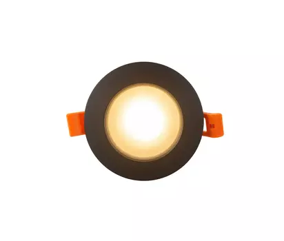 Dk3016-bk встраиваемый светильник влагозащ., ip 65, 50 вт, gu10, черный, алюминий (denkirs) черный