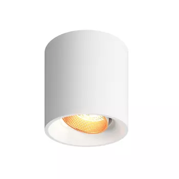 Dk3090-wbr светильник накладной, ip 20, 10 вт, gu5.3, led, белый/бронзовый, пластик (denkirs) белый