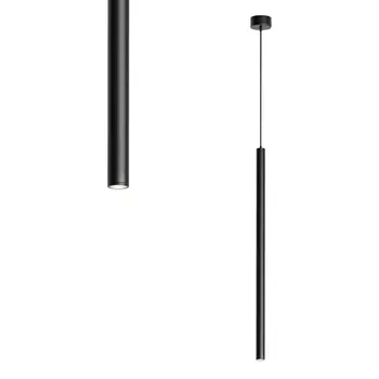 Dk4304-bk подвесной светильник со встроенным светодиодом, 5w, ip 20, 4000k, черный, алюминий (denkirs) черный