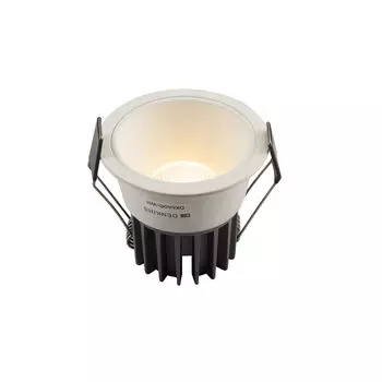 Dk4400-wh встраиваемый светильник, ip 20, 7 вт, led 3000, белый, алюминий (denkirs) белый