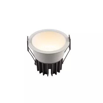 Dk4500-wh встраиваемый светильник, ip 20, 12 вт, led 3000, белый, алюминий (denkirs) белый