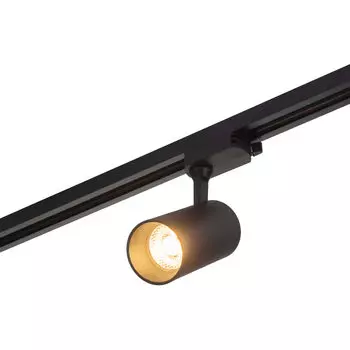 Dk6030-bk трековый светильник ip 20, 24 вт, led 3000, черный, алюминий (denkirs) черный