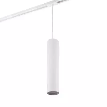 Dk6210-wh трековый светильник ip 20, 15 вт, gu10, белый, алюминий (denkirs) белый