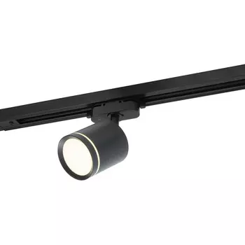 Dk6400-bk трековый светильник ip 20, 5 вт, led 4000, черный, алюминий (denkirs) черный