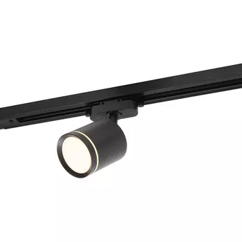 Dk6401-bk трековый светильник ip 20, 5 вт, led 3000, черный, алюминий (denkirs) черный