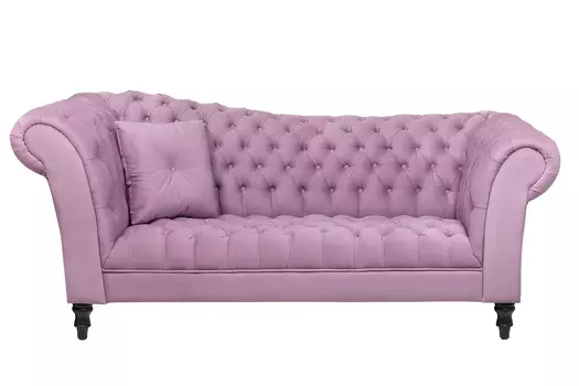 Двухместные диваны розовый велюровый диван lina pink (mak-interior) розовый 208x88x76 см.