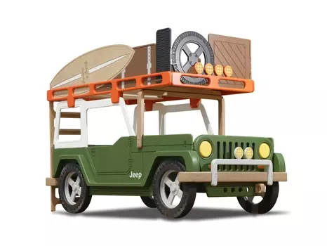 Двухярусная кровать wrangler (baby s) зеленый 205.0x145.0x98.0 см.